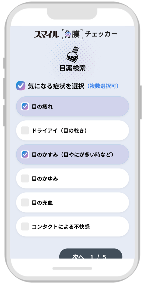 あなたにあてはまる項目を
            見つけたらチェック！